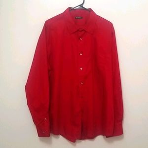 Dress Shirt Color Red Size XL